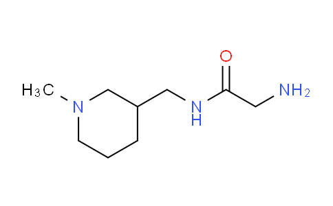 CAS No. 1250839-24-7, 2-Amino-N-((1-methylpiperidin-3-yl)methyl)acetamide