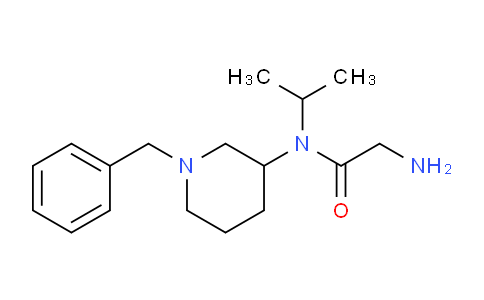 CAS No. 1353974-30-7, 2-Amino-N-(1-benzylpiperidin-3-yl)-N-isopropylacetamide