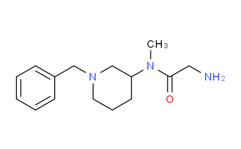CAS No. 1353961-20-2, 2-Amino-N-(1-benzylpiperidin-3-yl)-N-methylacetamide