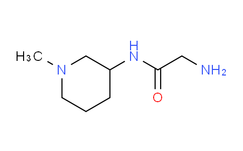CAS No. 1249467-32-0, 2-Amino-N-(1-methylpiperidin-3-yl)acetamide