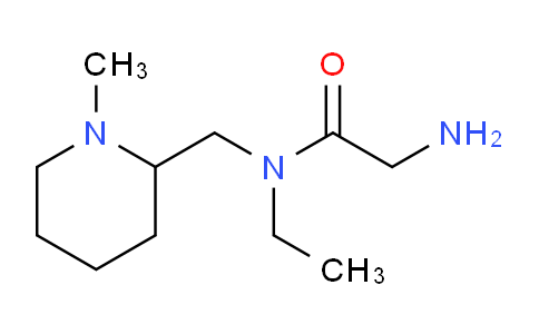 CAS No. 1353952-53-0, 2-Amino-N-ethyl-N-((1-methylpiperidin-2-yl)methyl)acetamide