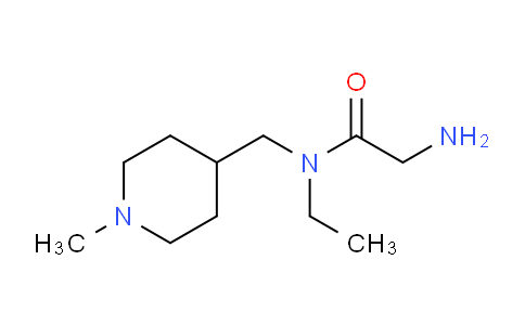 CAS No. 1353981-10-8, 2-Amino-N-ethyl-N-((1-methylpiperidin-4-yl)methyl)acetamide