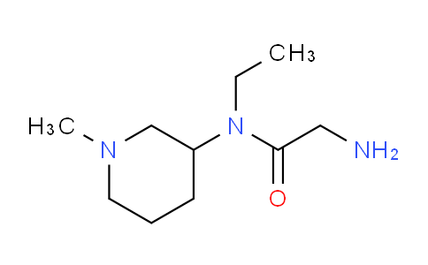 CAS No. 1353965-93-1, 2-Amino-N-ethyl-N-(1-methylpiperidin-3-yl)acetamide