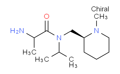 CAS No. 1354026-21-3, 2-Amino-N-isopropyl-N-(((S)-1-methylpiperidin-2-yl)methyl)propanamide