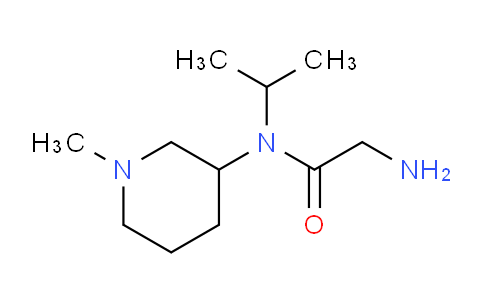 CAS No. 1353974-88-5, 2-Amino-N-isopropyl-N-(1-methylpiperidin-3-yl)acetamide