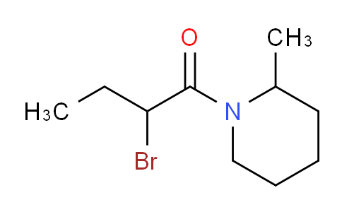 CAS No. 81042-27-5, 2-Bromo-1-(2-methylpiperidin-1-yl)butan-1-one