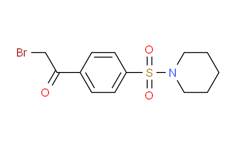 CAS No. 58722-39-7, 2-Bromo-1-(4-(piperidin-1-ylsulfonyl)phenyl)ethanone