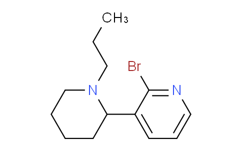 CAS No. 1352511-97-7, 2-Bromo-3-(1-propylpiperidin-2-yl)pyridine