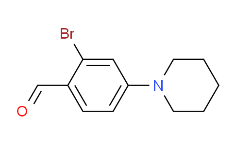 CAS No. 886502-22-3, 2-Bromo-4-(piperidin-1-yl)benzaldehyde