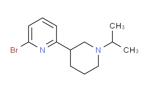 CAS No. 1316221-10-9, 2-Bromo-6-(1-isopropylpiperidin-3-yl)pyridine