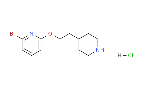CAS No. 1220038-33-4, 2-Bromo-6-(2-(piperidin-4-yl)ethoxy)pyridine hydrochloride