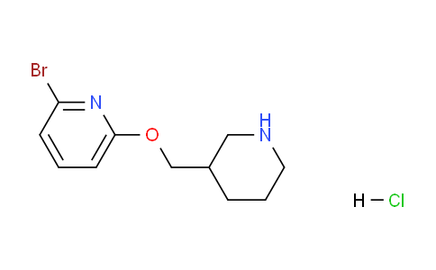 CAS No. 1185308-11-5, 2-Bromo-6-(piperidin-3-ylmethoxy)pyridine hydrochloride