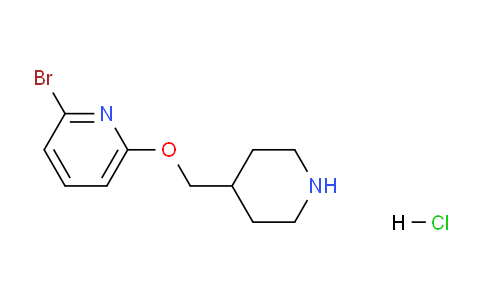 CAS No. 1219957-03-5, 2-Bromo-6-(piperidin-4-ylmethoxy)pyridine hydrochloride