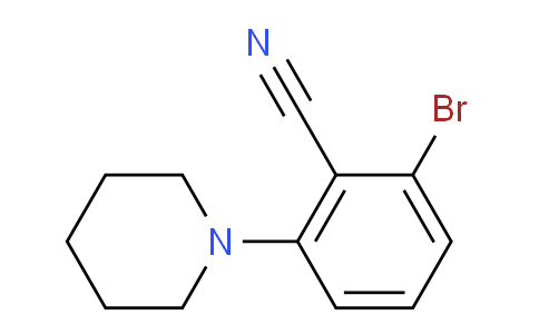 CAS No. 1260649-11-3, 2-Bromo-6-piperidinobenzonitrile
