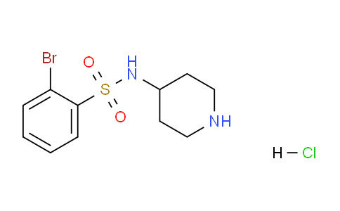 CAS No. 1233958-34-3, 2-Bromo-N-(piperidin-4-yl)benzenesulfonamide hydrochloride