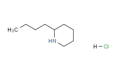 CAS No. 72939-23-2, 2-Butylpiperidine, HCl