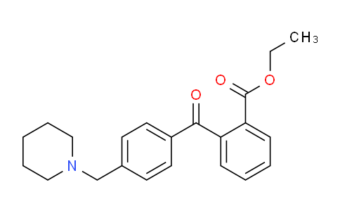 CAS No. 898771-14-7, 2-Carboethoxy-4'-piperidinomethyl benzophenone