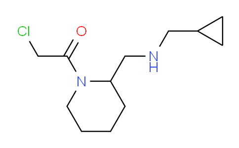 CAS No. 1353973-32-6, 2-Chloro-1-(2-(((cyclopropylmethyl)amino)methyl)piperidin-1-yl)ethanone