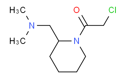 CAS No. 1353956-44-1, 2-Chloro-1-(2-((dimethylamino)methyl)piperidin-1-yl)ethanone