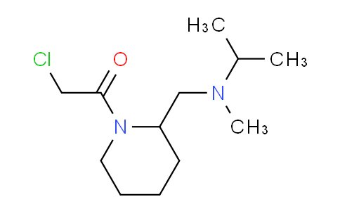 CAS No. 1353981-28-8, 2-Chloro-1-(2-((isopropyl(methyl)amino)methyl)piperidin-1-yl)ethanone