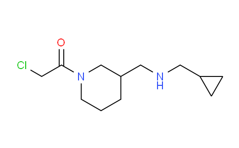 CAS No. 1353958-69-6, 2-Chloro-1-(3-(((cyclopropylmethyl)amino)methyl)piperidin-1-yl)ethanone