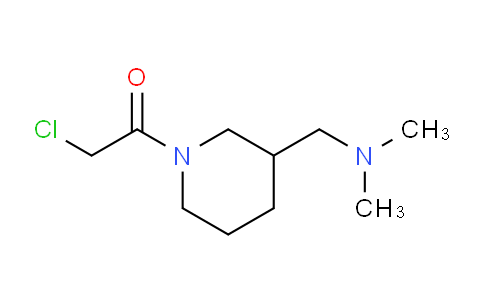 CAS No. 1353983-66-0, 2-Chloro-1-(3-((dimethylamino)methyl)piperidin-1-yl)ethanone