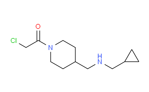 CAS No. 1353958-72-1, 2-Chloro-1-(4-(((cyclopropylmethyl)amino)methyl)piperidin-1-yl)ethanone