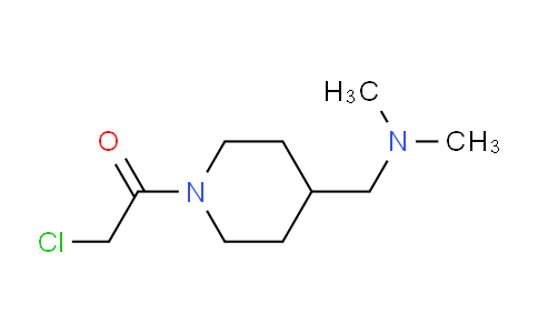 CAS No. 1183213-55-9, 2-Chloro-1-(4-((dimethylamino)methyl)piperidin-1-yl)ethanone