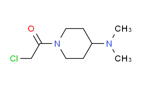 CAS No. 1154667-90-9, 2-Chloro-1-(4-(dimethylamino)piperidin-1-yl)ethanone