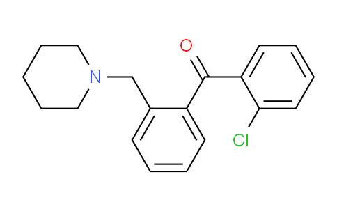 CAS No. 804437-65-8, 2-Chloro-2'-piperidinomethyl benzophenone
