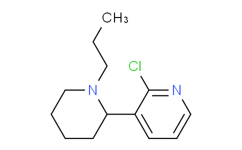CAS No. 1352534-13-4, 2-Chloro-3-(1-propylpiperidin-2-yl)pyridine