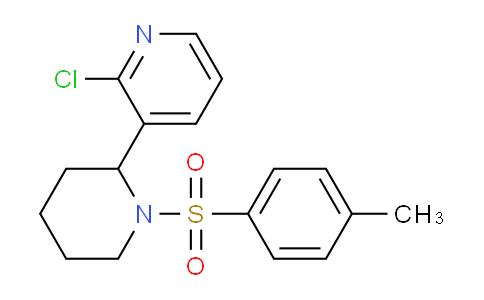 CAS No. 1352508-27-0, 2-Chloro-3-(1-tosylpiperidin-2-yl)pyridine