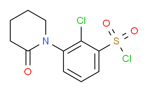 CAS No. 1509935-78-7, 2-Chloro-3-(2-oxopiperidin-1-yl)benzene-1-sulfonyl chloride