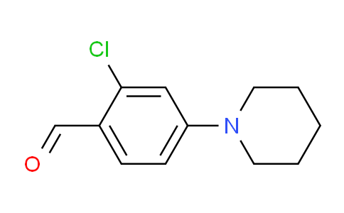 CAS No. 886501-12-8, 2-Chloro-4-(piperidin-1-yl)benzaldehyde