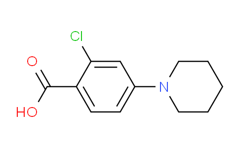 CAS No. 313674-11-2, 2-Chloro-4-(piperidin-1-yl)benzoic acid