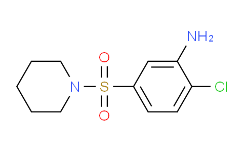 CAS No. 328028-22-4, 2-Chloro-5-(piperidin-1-ylsulfonyl)aniline