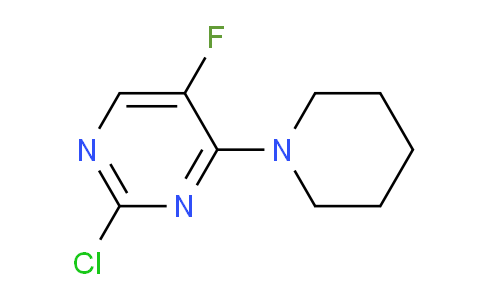 CAS No. 40423-82-3, 2-Chloro-5-fluoro-4-(piperidin-1-yl)pyrimidine