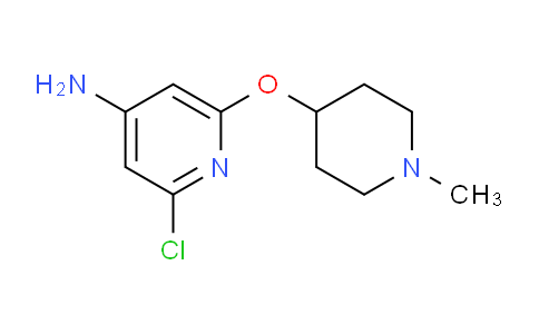 CAS No. 1186112-09-3, 2-Chloro-6-((1-methylpiperidin-4-yl)oxy)pyridin-4-amine