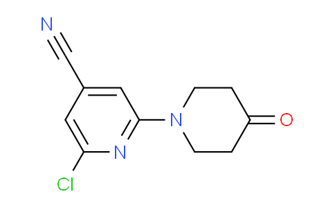 CAS No. 848499-11-6, 2-Chloro-6-(4-oxopiperidin-1-yl)isonicotinonitrile