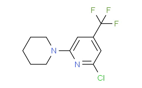CAS No. 1086376-19-3, 2-Chloro-6-(piperidin-1-yl)-4-(trifluoromethyl)pyridine