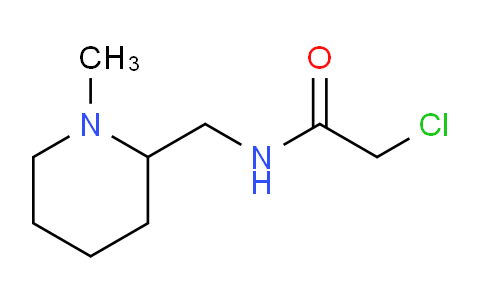 CAS No. 1247415-47-9, 2-Chloro-N-((1-methylpiperidin-2-yl)methyl)acetamide