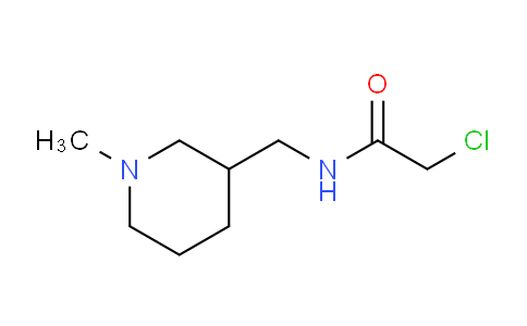 CAS No. 1249758-55-1, 2-Chloro-N-((1-methylpiperidin-3-yl)methyl)acetamide