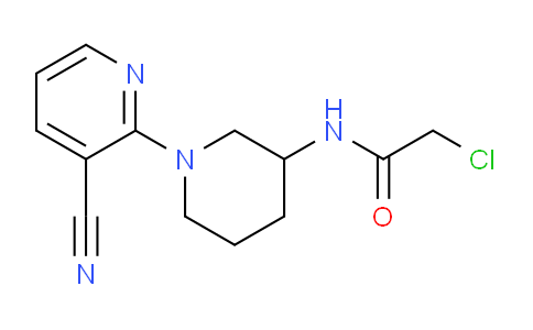CAS No. 1065484-50-5, 2-Chloro-N-(1-(3-cyanopyridin-2-yl)piperidin-3-yl)acetamide