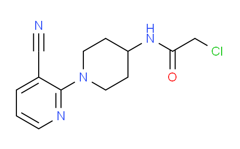 CAS No. 1065484-49-2, 2-Chloro-N-(1-(3-cyanopyridin-2-yl)piperidin-4-yl)acetamide