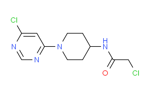 CAS No. 1417794-32-1, 2-Chloro-N-(1-(6-chloropyrimidin-4-yl)piperidin-4-yl)acetamide