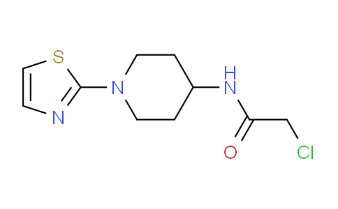 CAS No. 1065484-54-9, 2-Chloro-N-(1-(thiazol-2-yl)piperidin-4-yl)acetamide