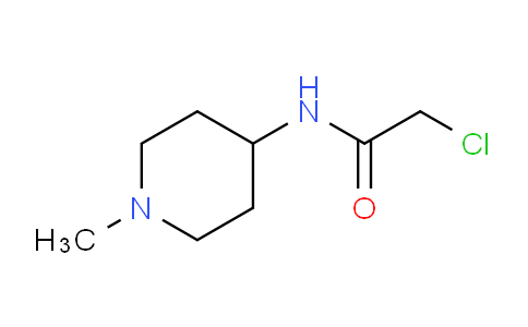 CAS No. 1096305-49-5, 2-Chloro-N-(1-methylpiperidin-4-yl)acetamide