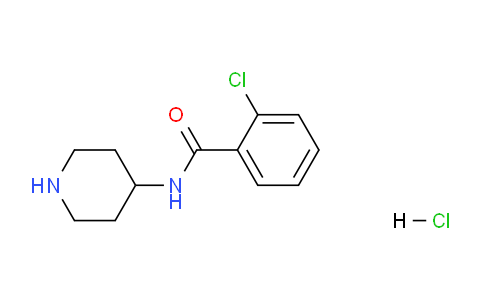 CAS No. 1018619-52-7, 2-Chloro-N-(piperidin-4-yl)benzamide hydrochloride