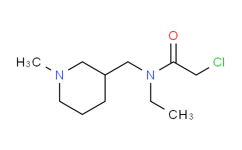 CAS No. 1353980-88-7, 2-Chloro-N-ethyl-N-((1-methylpiperidin-3-yl)methyl)acetamide