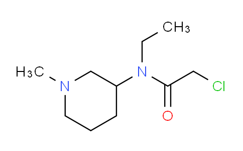 CAS No. 1353961-85-9, 2-Chloro-N-ethyl-N-(1-methylpiperidin-3-yl)acetamide